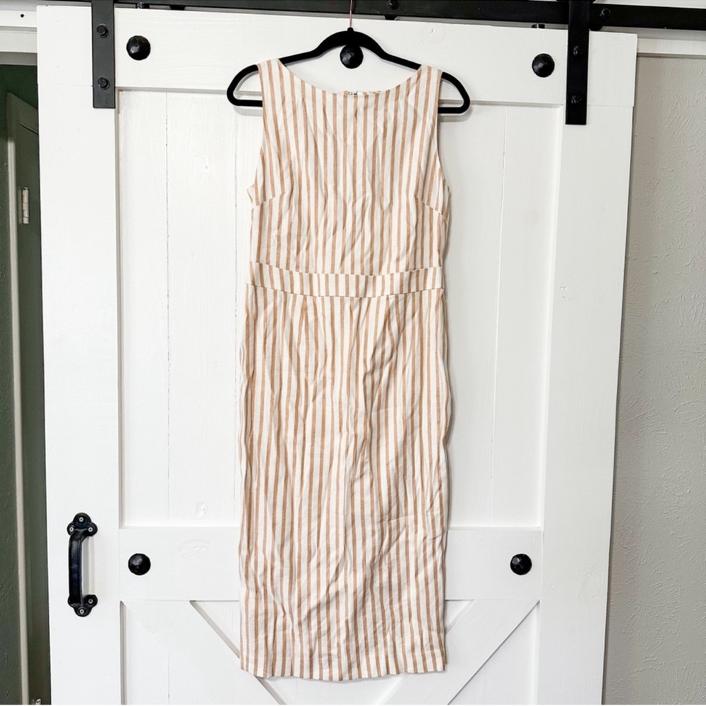 Boden Maggie Dress Midi Stripe Linen Size UK
12R US 8R NWT - Picture 3 of 9